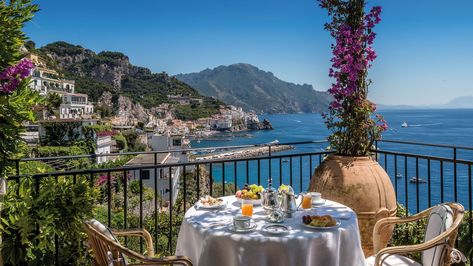 Hotel Santa Caterina, Amalfi Coast. Santa Caterina Amalfi, Amalfi Coast Hotels, Amalfi Italy, French 75, Campania Italy, Honeymoon Hotels, Romantic Hotel, Best Boutique Hotels, Best Honeymoon