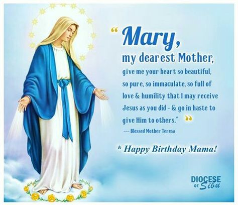 Happy Birthday Happy Birthday Mama Mary Images, Mother Mary Birthday Wishes, Mother Mary Birthday Images, Mama Mary Birthday Prayer, Happy Birthday Mama Mary September 8, Happy Birthday Mother Mary Quotes, Happy Birthday Mama Mary Blessed Mother, Mother Mary Birthday, Happy Birthday Mamma