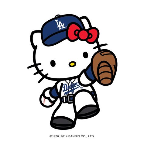 hello kitty la dodgers | Hello Kitty Dodgers Dodgers Gear, Independent Day, Dodgers Girl, Images Hello Kitty, Hello Kitty Images, I Love La, Hello Kitty Backgrounds, Dodgers Baseball, Hello Kitty Art