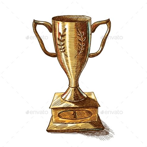 Trophy Art, First Place Winner, Blog Template Design, Quote Template Design, The Royal Tenenbaums, Trophy Cup, Blog Template, Vector Portrait, Graphic Design Layouts