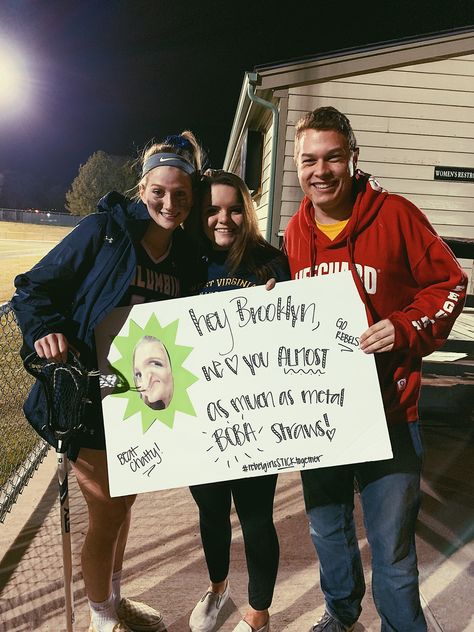 You know you’ve got it made when your friends make you a boba-themed poster with an ugly Snapchat picture and cheer you on at your rivalry lacrosse game :) Lacrosse Posters For Games, Stick O, Snapchat Picture, Lacrosse, Got It, Being Ugly, Knowing You, Snapchat