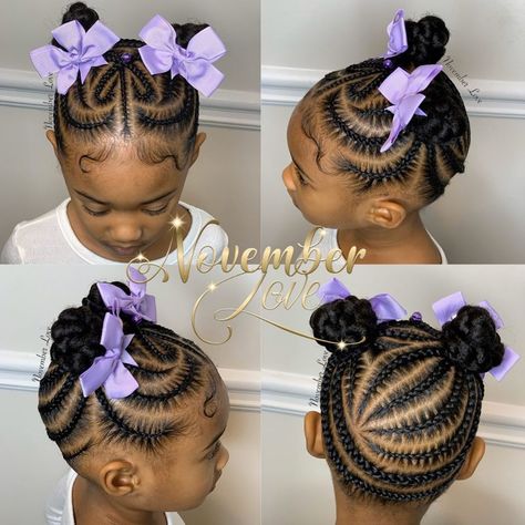 3,449 Likes, 18 Comments - November Love (@novemberlov3) on Instagram: “Children’s Braids and Buns! Booking Link In Bio! #ChildrenHairStyles #BraidArt #ChildrensBraids…” Kiddie Braids, S Braids, November Love, Braids And Beads, Black Baby Girl Hairstyles, Baby Girl Hairstyles Curly, Toddler Braided Hairstyles, Toddler Braids, Black Kids Braids Hairstyles