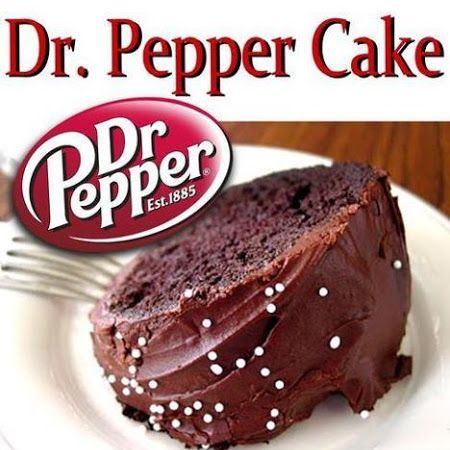 Calling all Dr. Pepper® lovers! This soda-infused Chocolate Cake is a favorite of both kids and adults alike! You’ll love this moist chocolate batter that’s full of flavor with simple ingredients like cake mix, pudding, and Dr. Pepper® soda – the perfect balance to make your mouth water in anticipation for dessert time! Dr Pepper Cake, Think Food, Dr Pepper, Yummy Sweets, 2 Eggs, Eat Dessert, Buttermilk, Alfredo, Just Desserts