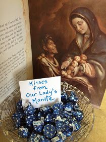 Catholic Feast Days, Liturgical Living, Saint Feast Days, Mental Note, Catholic Homeschool, Liturgical Year, Lady's Mantle, Catholic Crafts, Hershey's Kisses