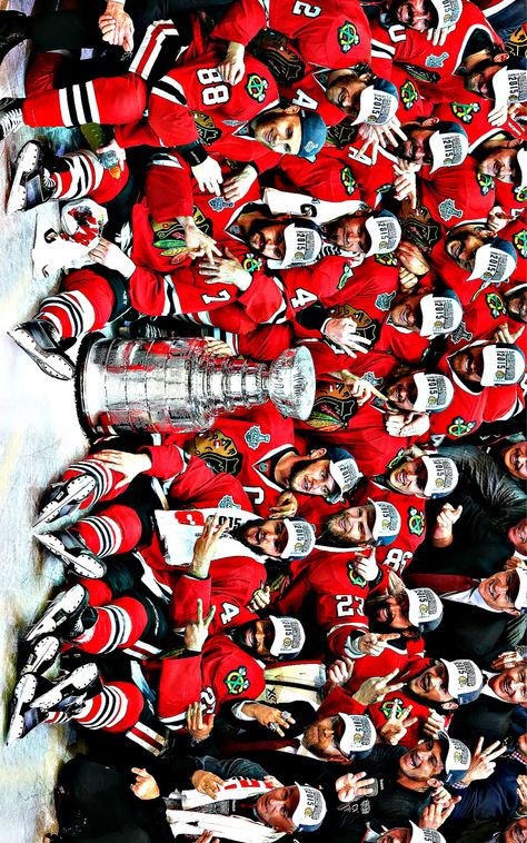 a family, not a team. Hockey Sister, Nhl Stanley Cup, Chicago Blackhawks Hockey, Hockey Guys, Nhl Teams, Hockey Baby, Blackhawks Hockey, We Are The Champions, Team Canada