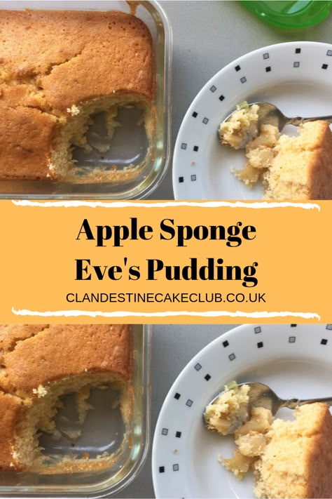 Sponge Dessert, Bramley Apple Recipes, Apple Sponge Pudding, Eves Pudding, Lynn Hill, Baked Apple Dessert, British Desserts, Apple Dessert Recipes, Apple Cake Recipes