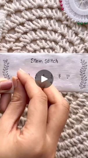 625K views · 1.3K reactions | stem stitch hand embroidery tutorial #flower #video #new #reels #trending #viral #fbreels #foryou | Hand Embroidery Models | Hand Embroidery Models · Original audio Stem Stitch, Hand Stitches, Flower Video, Hand Embroidery Tutorial, Embroidery Tutorial, Embroidery Tutorials, Video New, Cross Stitch Embroidery, Embroidery Stitches