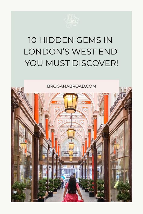 Uncover 8 hidden gems in London’s West End that will elevate your city experience! From quaint cafés to secret gardens, these unique spots offer a delightful escape from the tourist crowds. Hidden Attractions in London’s West End | Hidden Gems to Explore in London’s West End | London West End Hidden Highlights | London’s West End Secret Gems | Offbeat Places in London’s West End |Unique Finds in London’s West End Hidden Highlights, London West End, West End London, London Sightseeing, Burlington Arcade, Places In London, London Itinerary, Day Trips From London, London Attractions