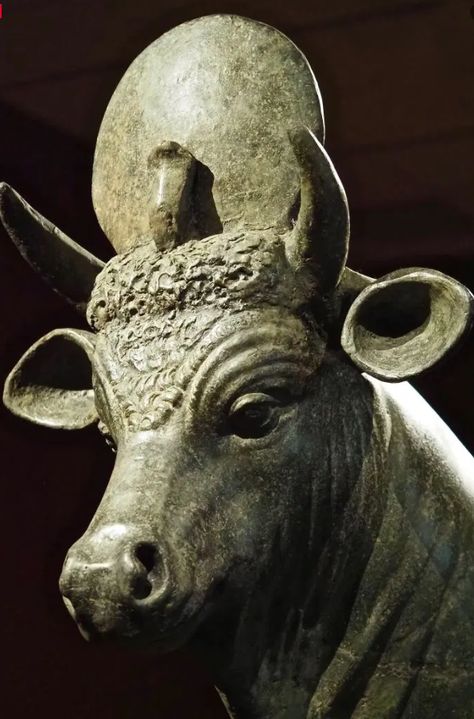 Apis Bull, Books Knowledge, Bull Statue, Minoan Art, Nature Places, Knowledge Facts, Egypt Art, Cow Art, Holiday Books