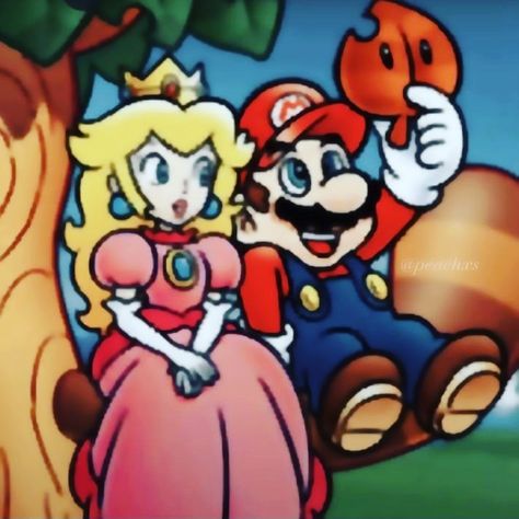 Mario And Peach, Peach Mario Bros, Mario And Princess Peach, Peach Mario, Peach Aesthetic, Princesa Peach, Cute Frames, Mario Party, Cute Games