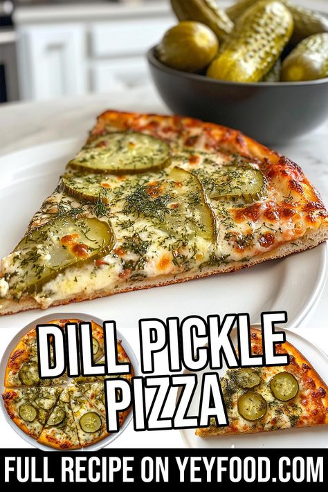 Pickles On Pizza, Homemade Pickle Pizza, Fried Pickle Pizza, Dill Pickle Pizza Recipe, Pickle Dinner Recipes, Pickle Ranch Pizza, Pickle Pizza With Garlic Sauce, Dill Pickle Pizza, Pickle Birthday