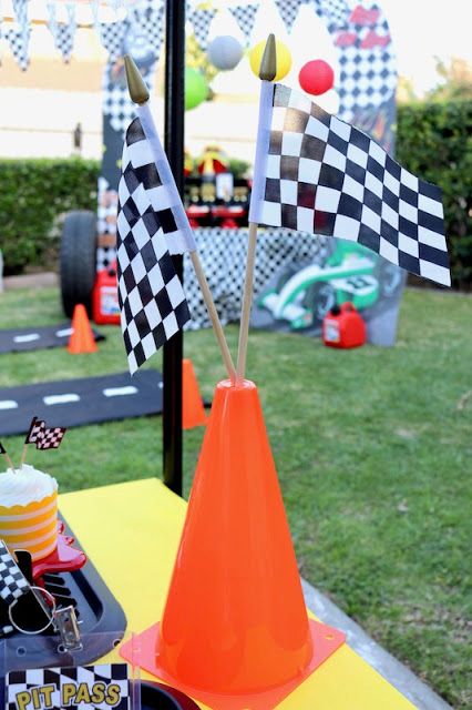 Two Too Fast Birthday, Mickey Mouse Roadsters Birthday, Racer Birthday Theme, Mickey Racers Birthday Party, Mickey And The Roadster Racers Party, Mickey Mouse Roadster Racers Birthday, Race Car Party Ideas, Car Party Ideas, Dirtbike Birthday Party