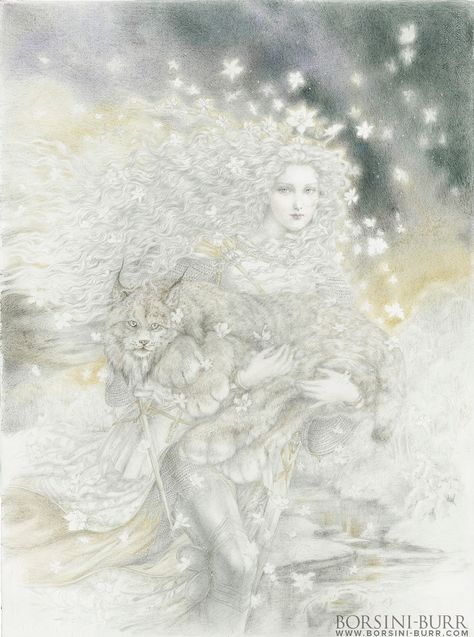 Kinuko Y. Craft Illustrations, Kinuko Y. Craft, Y Craft, The Snow Queen, Queen Aesthetic, Snow Fairy, Winter Fairy, المملكة العربية السعودية, Fairytale Art