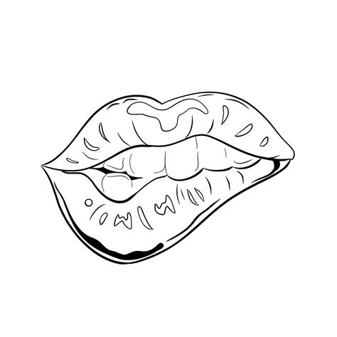 Lips With Grills Drawing, Flash Stencil, Easy Tattoos To Draw, Kali Maa, Hip Hop Poster, Mouth Drawing, Tattoos For Black Skin, Tattoo Stencil Outline, Tattoo Design Book