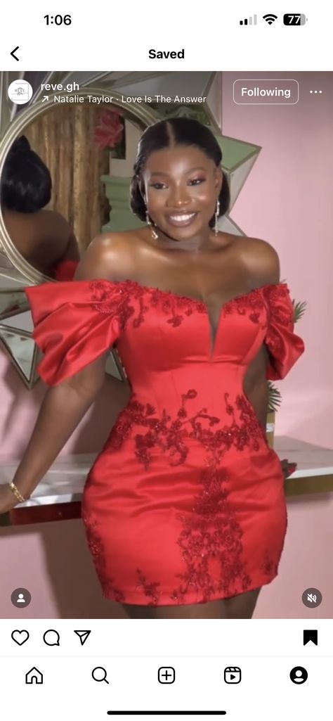 Short Asoebi Lace Gown Styles, Short Gown Lace Asoebi Styles, Short Dinner Gown Styles, Short Reception Dress For Bride, Nigerian Wedding Guest Outfit, Short Dinner Gowns Classy, Gown Dress Party Wear, Short Gown Dress, Lace Dress Classy