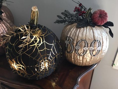 My Halloween Bling! Bling Pumpkins Diy, Pumpkins Diy, Pumpkin Art, Diy Pumpkin, Halloween 2024, Halloween 2019, Pumpkin Decorating, Halloween Ideas, Halloween Fun