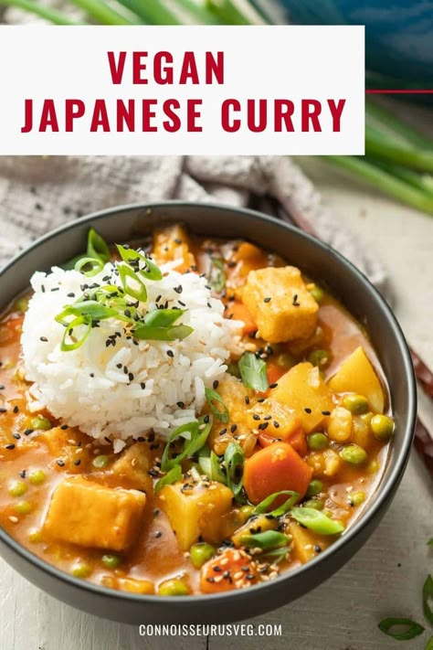 Vegan Japanese Curry Recipe, Vegetarian Japanese Curry, Vegan Japanese Curry, Vegan Japanese Food, Vegetarian Japanese, Vegan Japanese, Vegan Curry Recipes, Recipes By Ingredients, Carrots Potatoes