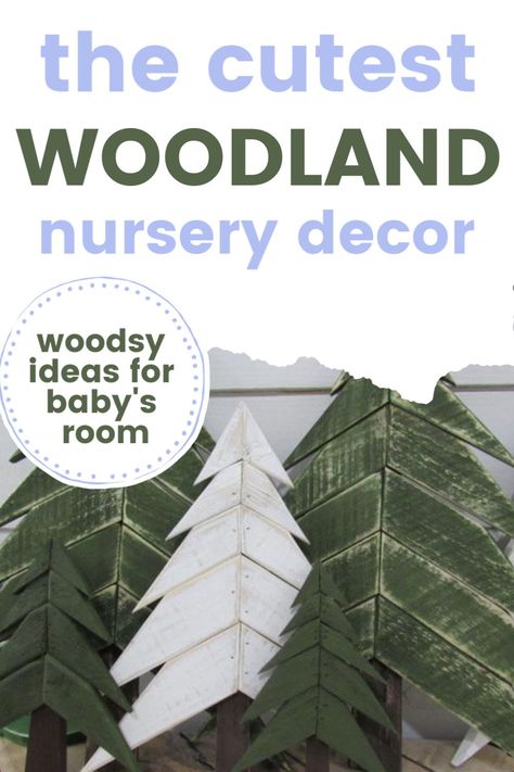 Woodland Trees Nursery, Woodlands Baby Nursery, Woodsy Nursery Gender Neutral, Baby Boy Forest Theme Nursery, Woodland Nursery Theme Boy, Woodland Nursery Boy Forest Theme, Woodland Nursery Diy, Forest Nursery Boy, Diy Woodland Nursery Decor