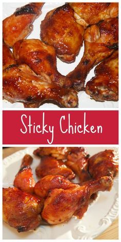 Sticky Chicken Recipe, Sticky Sauce, Summer Chicken Recipes, Chicken Leg Recipes, Sticky Chicken, Drumstick Recipes, Chicken Drumstick Recipes, Chicken Wing Recipes, Wing Recipes