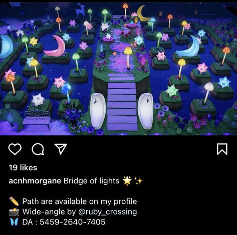 Acnh Star Lake, Acnh Star Design, Acnh Star Themed Island, Acnh Crystal Design, Acnh Star Island, Acnh Galaxy Island, Acnh Space Theme Codes, Acnh Spacecore, Galaxy Island Animal Crossing