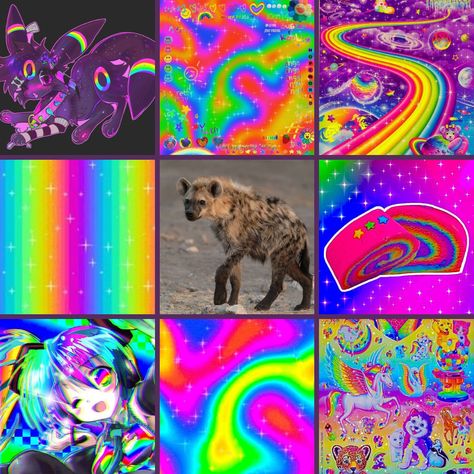 f2u! moodboard requests r open!!! Scenecore Moodboard, Moodboard F2u, Kidcore Moodboard, Scene Moodboard, Rainbow Moodboard, F2u Moodboards, Moodboard Inspo, Adopt Idea, Color Palette Challenge