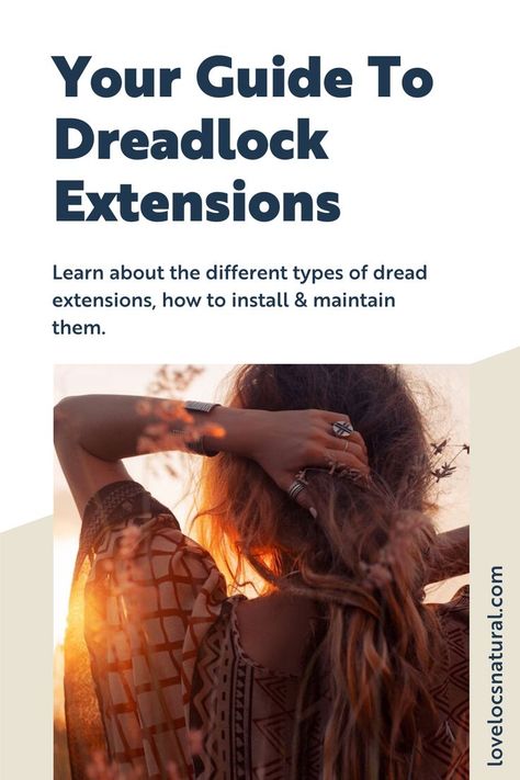 Dreadlock Extensions Diy, Types Of Dreadlocks, Synthetic Dreads Hairstyles, How To Make Dreadlocks, Locs Natural, Dreads Care, Dreadlocks Extensions, Natural Dreads, Hair Fair