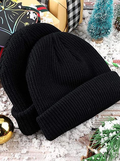 SATINIOR 2 Pieces Winter Trawler Beanie Hat Short Fisherman Skullcap Knit Cuff Beanie Cap for Men Daily Wearing (Black, Yellow) at Amazon Men’s Clothing store Cap Outfit Men, Caps Outfit, Fashion For Men Over 40, Teaching Mens Fashion, Fisherman Beanie, Woolen Cap, Cap Outfit, Winter Hats For Men, Cap For Men