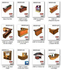 Download our collection of home bar designs featuring a variety of different shapes and styles of home bars. Full plans sets with material and cuts lists. Diy Home Bar Plans, Bar Building Plans, Build Your Own Bar, Building A Home Bar, Home Bar Plans, Basement Bar Plans, Coin Bar, Diy Outdoor Bar, Corner Bar