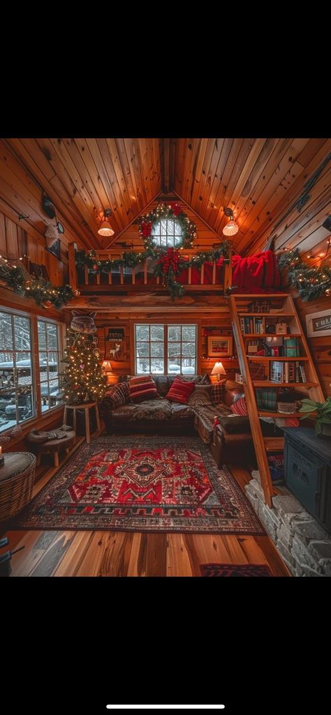 Christmas Tree Train, Camp Cabin, Old Fashioned Christmas, Christmas Traditions, Old Fashioned, Christmas Ideas, Merry Christmas, Cabin, Christmas Tree