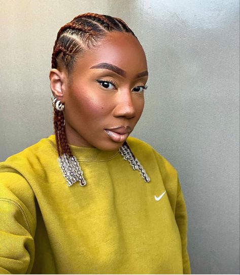 Cornrows Beads Black Women, Cornrow Beads Hairstyles, Cornrows And Beads, Crownrows Braids Black Women, Boho Cornrows Braids, Inside Cornrows, Conrows Lines And Braids With Beads, Cornrows With Beads For Women, Crownrows Braids