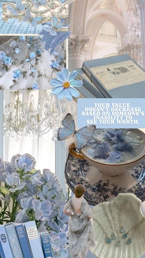 #collage #moodboard #aesthetic #lightblue #princesscore Blue Colour Aesthetic, Light Blue Aesthetic Collage, Shuffle Pinterest, Blue Aesthetic Sky, Sky Blue Aesthetic, 2020 Core, Pinterest Collage, Cinderella Wallpaper, Colour Aesthetic