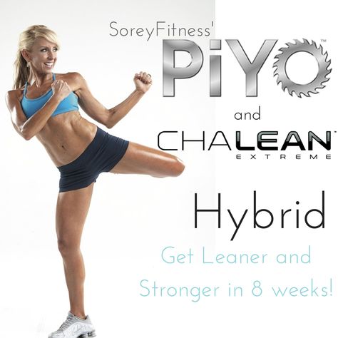 Blog post at SoreyFitness : The ChaLEAN Extreme PiYo hybrid is going to give you max results! It's going to help you lose weight, gain lean muscle, and improve your fle[..] Chalene Extreme, Hybrid Workouts, Chalean Extreme, Piyo Workout, Yoga Pilates Workout, Beachbody Programs, 1200 Calorie, Beachbody Workouts, Workout Calendar