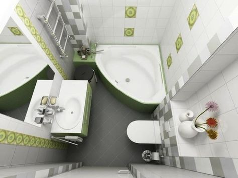 11 brilliant ideas for small bathrooms Modern Small Bathrooms, Corner Bath, White Bathroom Tiles, Tiny Bathrooms, Small Bathroom Storage, Small Bathroom Design, Tiny Bathroom, White Bathroom, Luxury Bathroom