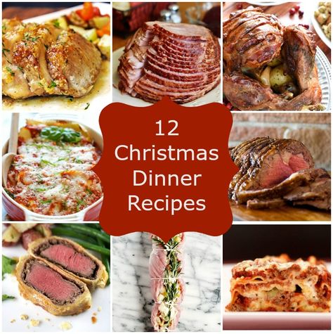 12 Christmas Dinner Recipes - Stuck On Sweet Ina Garten Christmas Recipes, Quick Christmas Recipes, Xmas Dinner Recipes, Christmas Eve Dinner Menu, Christmas Dinner Recipes Easy, Best Ina Garten Recipes, Christmas Dinner Recipes, Holiday Dinner Recipes, Easy Christmas Dinner