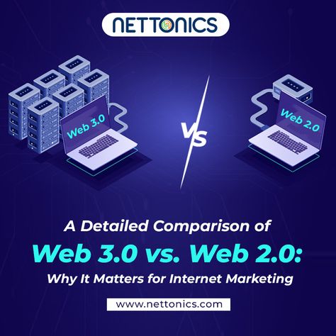 Web 3.0 vs. Web 2.0 Web3.0 Design, Computer Knowledge, Web Marketing, Digital Marketing Agency, Internet Marketing, Content Marketing, Blog Post, Blog Posts, Matter