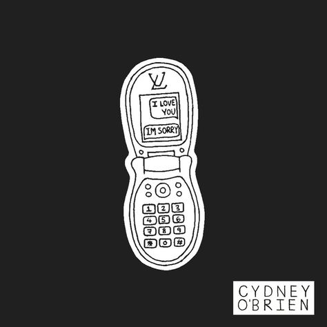 Flip Phone Tattoo, Phone Embroidery, Phone Tattoo, Flip Phone, Flip Phones, Sketchbook Ideas, Patches Jacket, Portfolio Design, I Tattoo