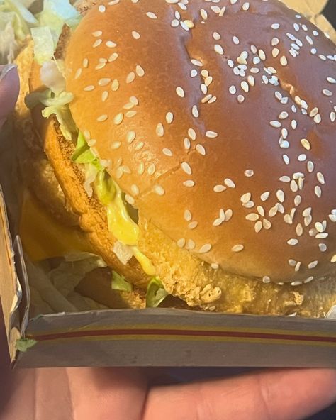 Chicken big mac was pretty good ❤️ Chicken Big Mac, Big Mac, Pretty Good, Mac, Chicken