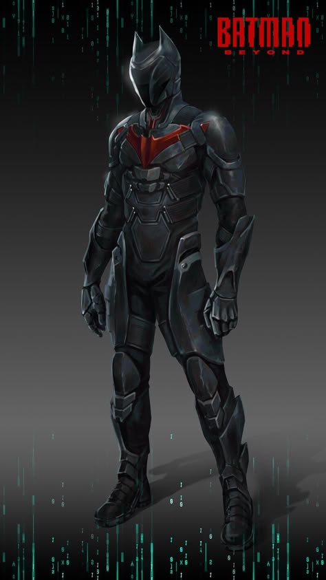 ArtStation - Batman Beyond x Cyberpunk 2077 (Batman) Batman Beyond Suit Redesign, Batman Beyond Suit Concept, Batman Beyond Concept Art, Batsuit Redesign, Batman Beyond Redesign, Batman Concept Art Suits, Batman Beyond Fanart, Batman Oc Suit, Batman Cyberpunk