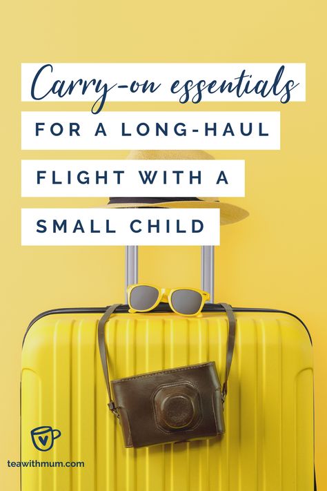 Are you planning to take a long-haul flight with your toddler or small child soon? This is what you absolutely MUST pack in your carry-on. With 20 long-haul flights under our belt before our daughter turned 4, we this is our flight-tested list of must-haves for your hand luggage. #travelswithkids #travelswithtoddlers #travelswithsmallkids #travellingwithkids #littleglobetrotters #fristtimeflyers #havepassportwilltravel #traveltips #teawithmum Luggage Packing List, Long Haul Flight Tips, Long Haul Flight Essentials, Kids Checklist, Carry On Essentials, Holidays With Toddlers, Flight Essentials, Toddler Essentials, Baby Carrying