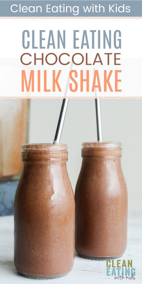 Chocolate Smoothie Without Banana, Healthy Chocolate Drink, Cocoa Smoothie Recipes, Clean Eating Drinks, Chocolate Smoothie For Kids, Chocolate Shake Healthy, Healthy Chocolate Shake Recipes, Smoothie Recipes Chocolate, Clean Eating For Kids