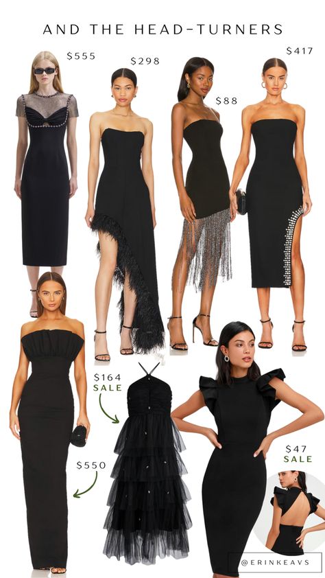 Cocktail Fashion Outfit, Company Party Cocktail Dress, Dresses For Concerts Night, Hollywood Cocktail Dress, Cocktail Dresses 2024, All Black Cocktail Outfit Women, Cocktail Dinner Dress, Business Cocktail Dress, Reunion Dress Ideas