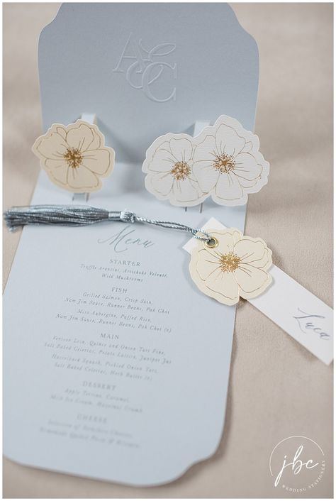 Amalfi Coast Wedding Stationery Suite – JB Creatives Floral Pop Up Card, Blue Wedding Details, Pop Up Wedding, Blue Wedding Stationery, Fan Wedding Favors, Amalfi Coast Wedding, Menu Wedding, Bespoke Wedding Stationery, Dream Wedding Decorations