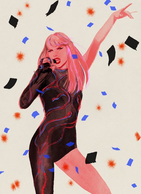 The Startling Intimacy of Taylor Swift’s Eras Tour | The New Yorker Taylor Swift Drawing Ideas, Music Taylor Swift, Taylor Swift Drawing, Art Eras, Taylor Swift Music, All About Taylor Swift, British Rock, Concession Stand, Taylor Swift 1989