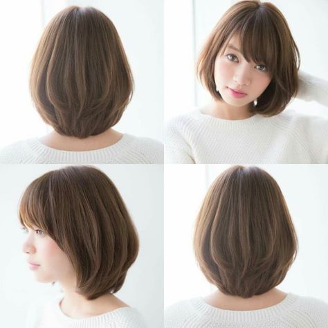 Short Haircut Without Bangs, Haircut Without Bangs, Korean Short Haircut, Shoulder Length Haircuts, Hair Style Korea, Layered Haircuts For Medium Hair, Asian Short Hair, Hair Inspiration Short, Kids Hair Cuts