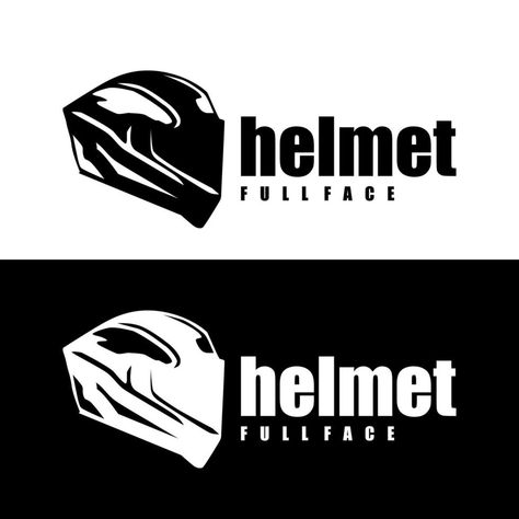 helmet full face icon design logo vector Icon Helmets, Logo Moto, Moto Logo, Racing Logo, Helmet Logo, Motorbike Helmet, Face Icon, Racing Helmets, Initials Logo