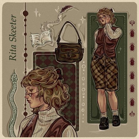 Instagram Marauders Era Fanart, The House Of Black, Marauders Art, Rita Skeeter, Slytherin Skittles, Marauders Fanart, Mauraders Era, Marauders Fan Art, Barty Crouch Jr