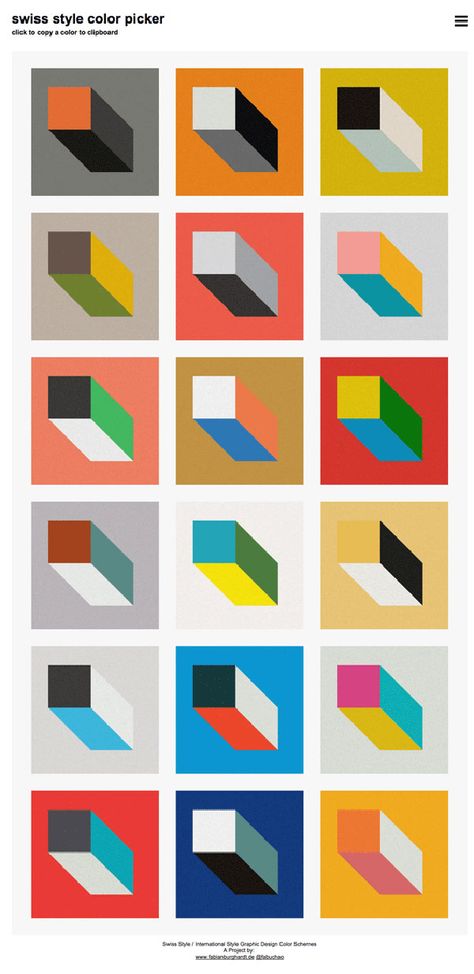 Poster Design Color Palette, Swiss Design Color Palette, Swiss Color Palette, Pattern Color Palette, 3color Palette, Square Color Scheme, Poster Colour Palette, Color Palette For Poster, Graphic Design Palette