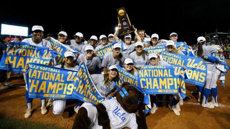 Softball Goals, Ucla Softball, Softball Championship, Softball Aesthetic, Ucla College, Softball Pics, College Softball, Softball Stuff, Dream Collage