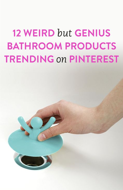 12 Weird But Genius Bathroom Products Trending on Pinterest Parisian Chic Bedroom, Manhattan Hotels, Nordic Winter, Small Bathtub, Led Shower Head, Organizational Ideas, Trending On Pinterest, How To Roll Towels, Bathroom Gadgets