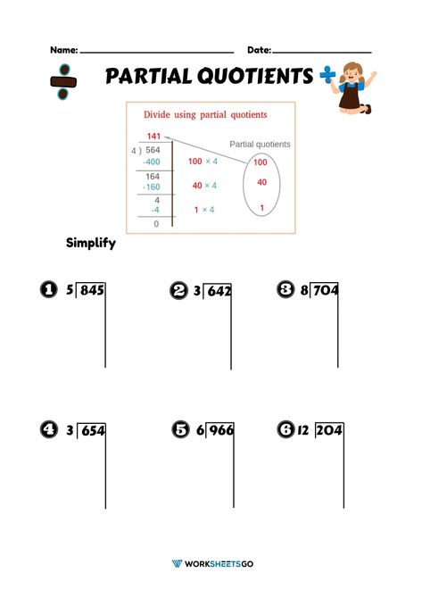 Partial Quotients Division Anchor Chart, Partial Quotient Division Anchor Chart, Partial Quotient Division, Partial Quotient, Division Anchor Chart, Partial Quotients, Math Meeting, Division Activities, Division Practice